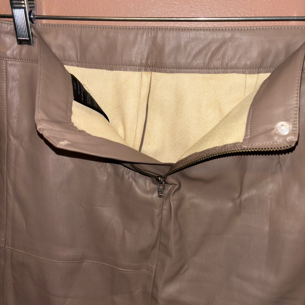 NWT VERA MODA BROWN LENTIL SKIRT SZ SMALL VMOLYMPIA YMPIA HR SHORT PL  NOOS - Picture 6 of 8